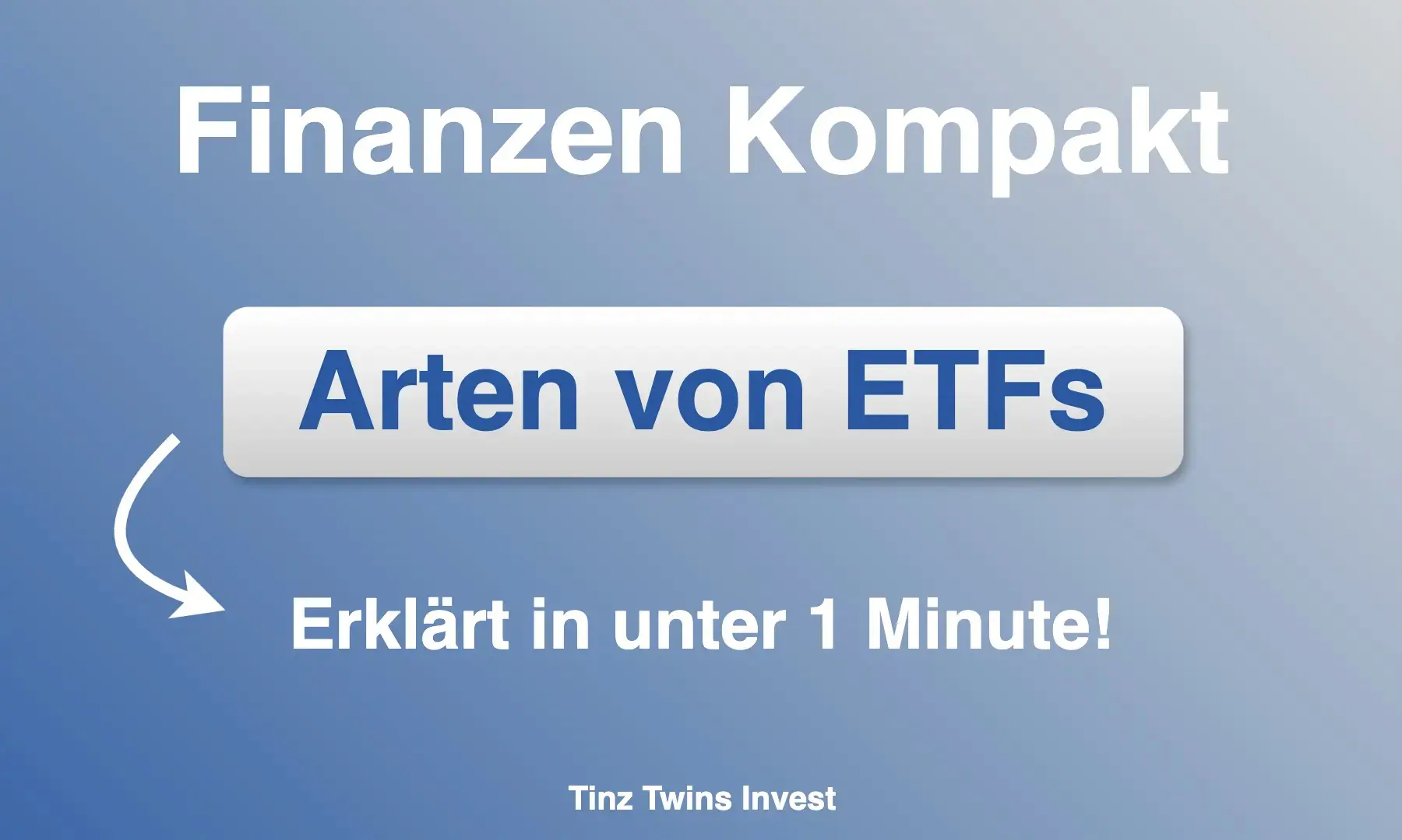 Arten von ETFs