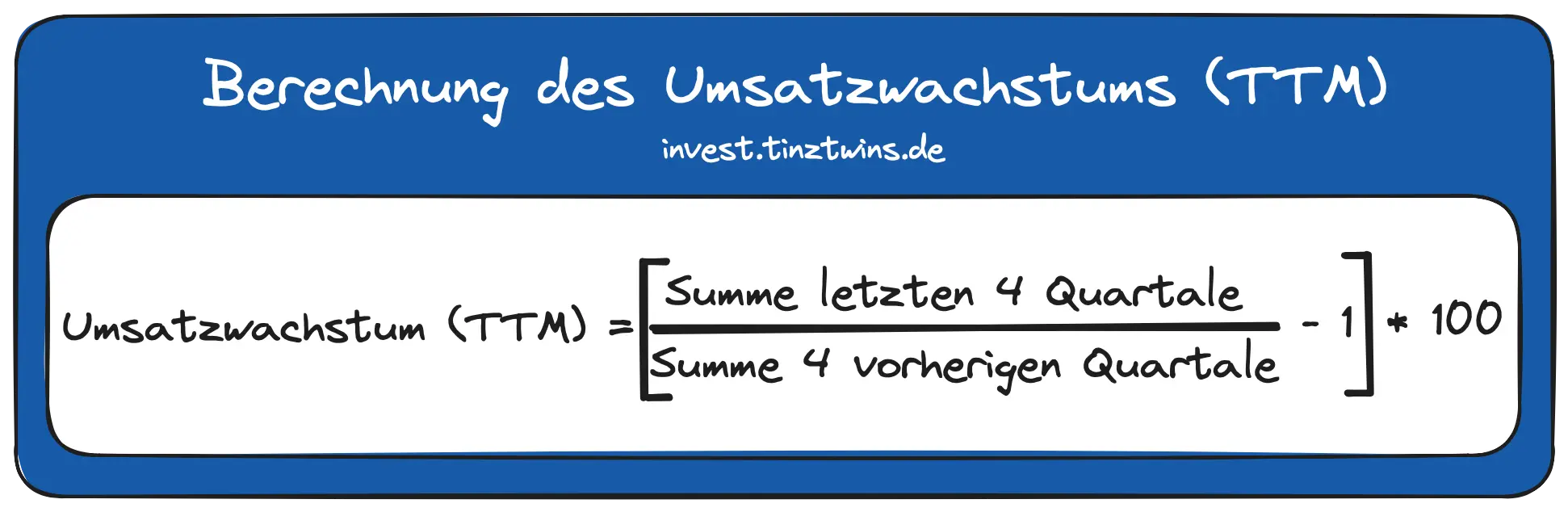 Berechnung des Umsatzwachstums