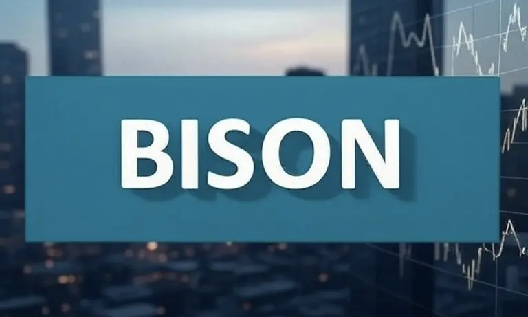 Schriftzug BISON